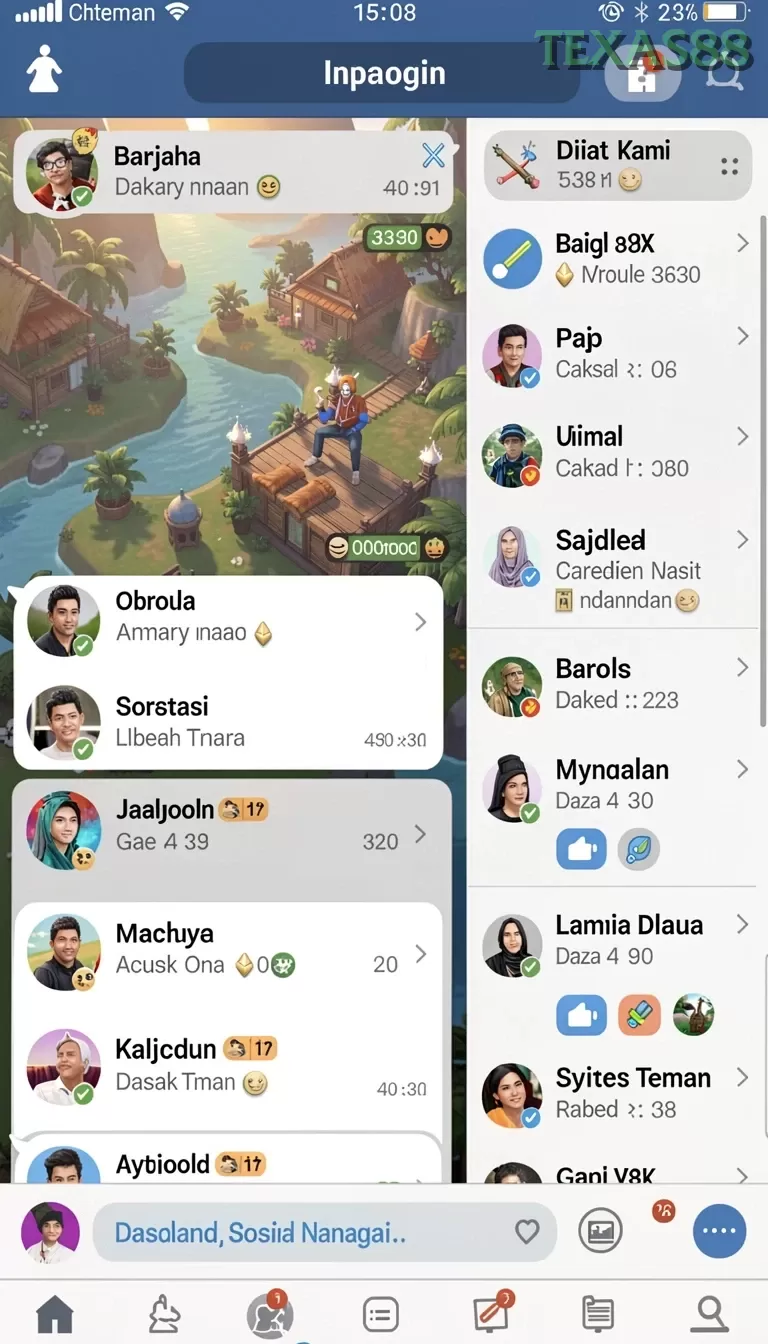 Cuplikan layar SVIP9 — menu navigasi