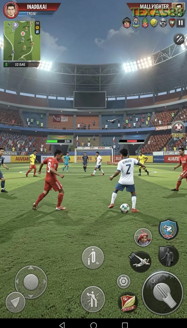 Cuplikan layar JOS77 — menu navigasi